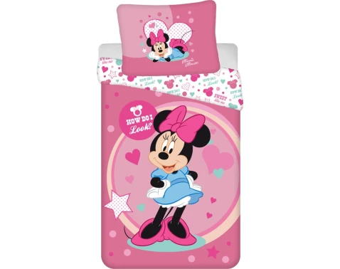 Dětské povlečení Minnie Sweet like me, růžové