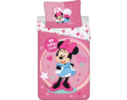 Dětské povlečení Minnie Sweet like me, růžové