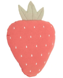 Dětský dekorační polštářek JAHODA 47x38 cm