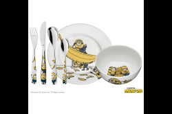 Dětský jídelní set WMF Mimoni 6 ks 12.8607.9964