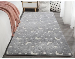 Dětský koberec svítící ve tmě Glow 80x150 cm, měsíčky