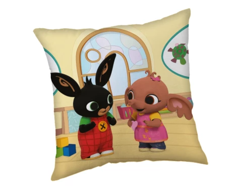Dětský polštářek Králíček Bing, 40x40 cm