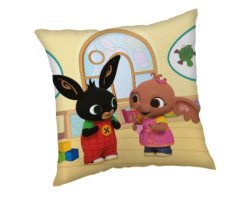 Dětský polštářek Králíček Bing, 40x40 cm