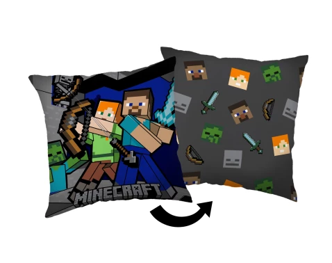 Dětský polštářek Minecraft, 40x40 cm