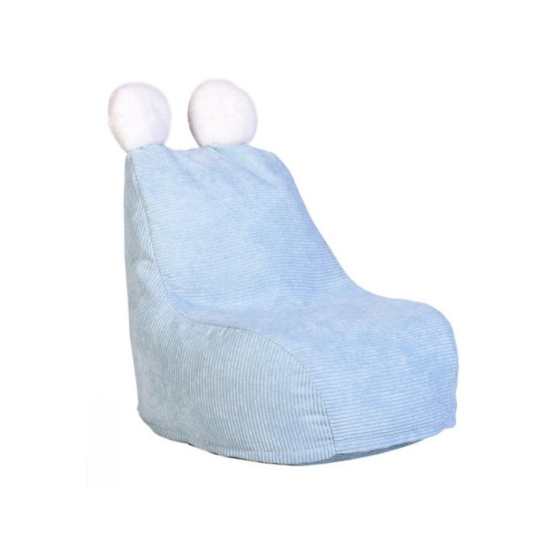 Dětský sedací vak WIGGLI, modrý