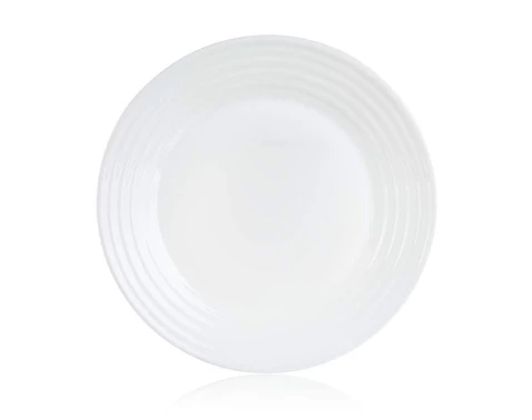 Dezertní talíř Harena 19 cm, bílé sklo