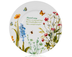 Dezertní talíř Luční kvítí, 19 cm