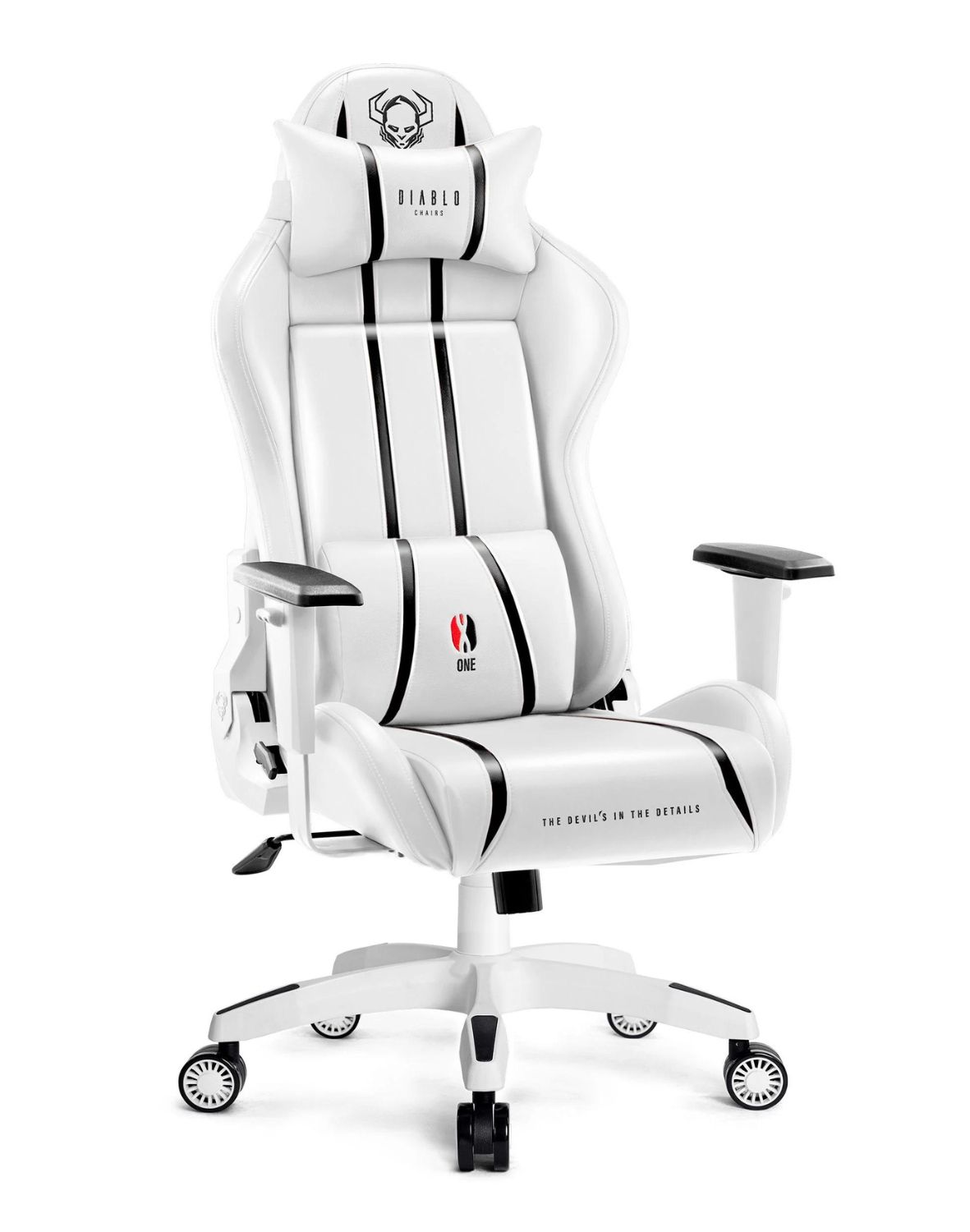 Diablo Chairs - Herní křeslo Diablo X-One 2.0 King Size: bílo-černé