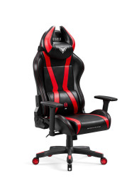 Diablo Chairs - Dětské křeslo Diablo Kids X-Horn 2.0: černo-červené