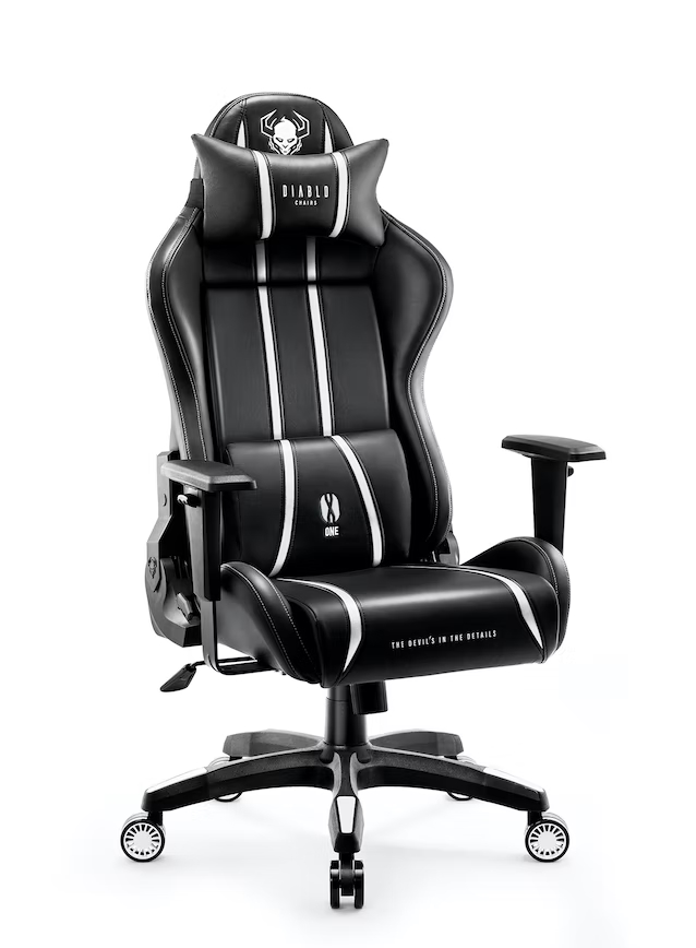 Diablo Chairs - Herní křeslo Diablo X-One 2.0 Normal: černo-bílé