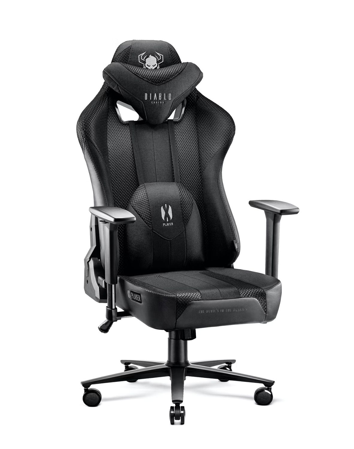 Diablo Chairs - Herní křeslo Diablo X-Player 2.0 King: černo-černé