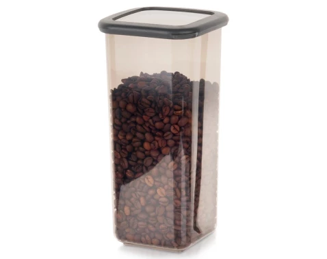 Dóza na potraviny 1,6 l, šedá čirá