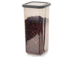 Dóza na potraviny 1,6 l, šedá čirá