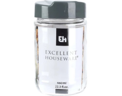 Dóza na potraviny Excellent 660 ml, sklo