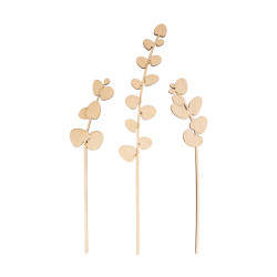 Dřevěná eukalyptová větvička FLORIX, 3 ks