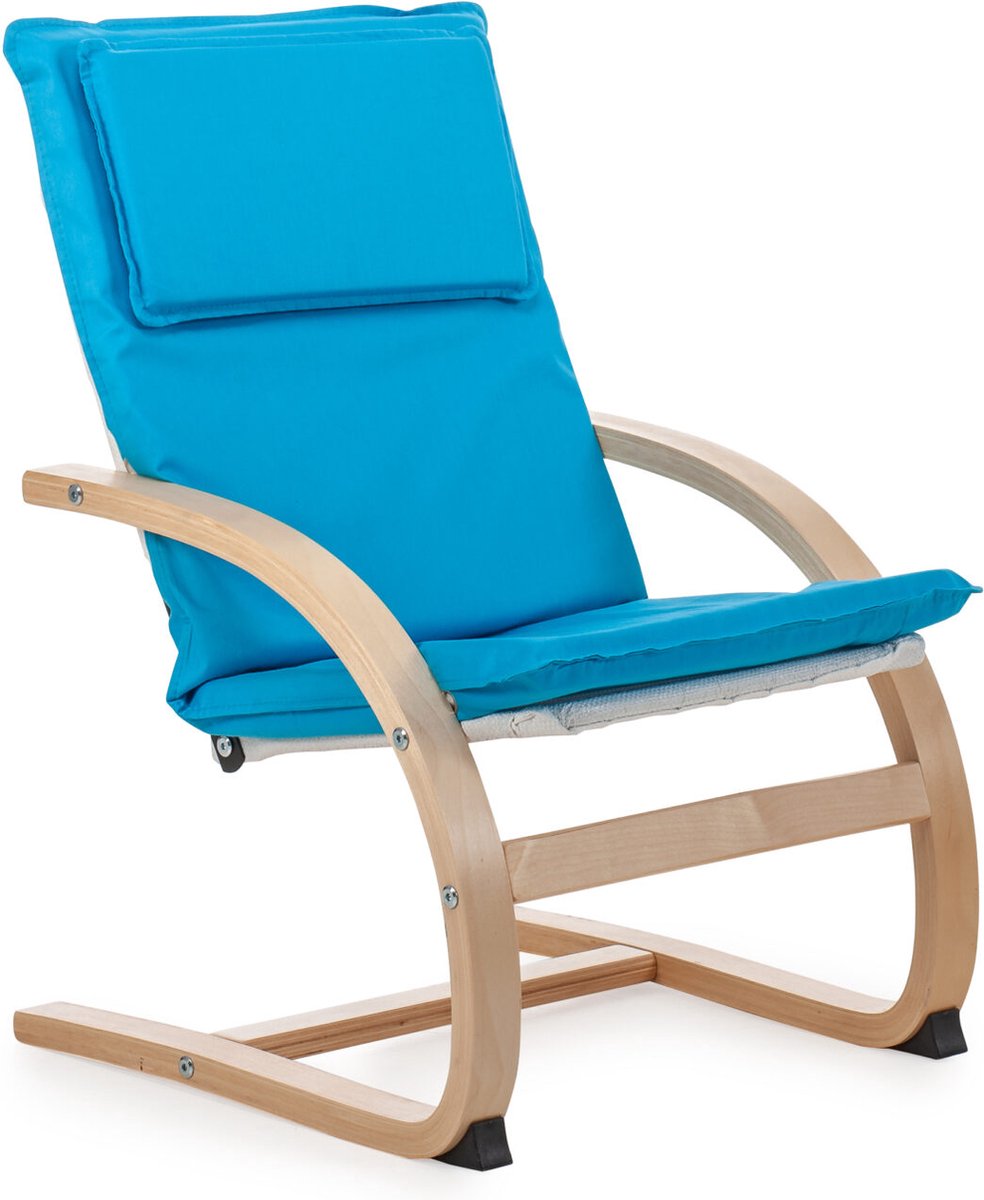 Dřevěné dětské křeslo AEMELY, modrá