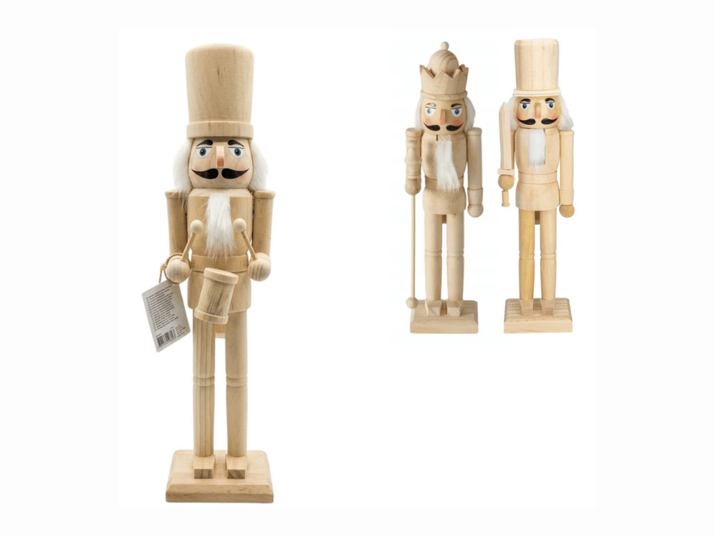 Dřevěný louskáček ROYAL GUARD 38 cm, přírodní dřevo