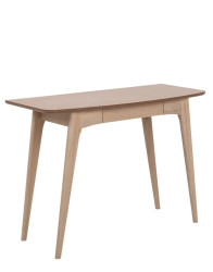 Dřevěný psací stůl se zásuvkou Woodstock (60755), bělený dub