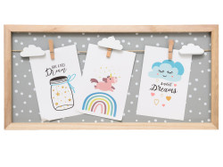 Dřevěný rámeček na fotky CLOUD 40 cm