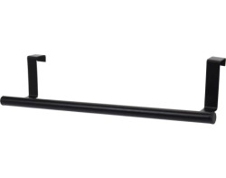 Držák na ručníky 36,5 cm, černý