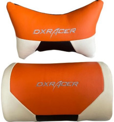 DXRACER Sada polštářků  NWO černo-bílo-oranžový série D,W,I,M