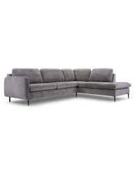 Elegantní rohová sedací souprava na vysokých nožkách Lara 285x224 cm