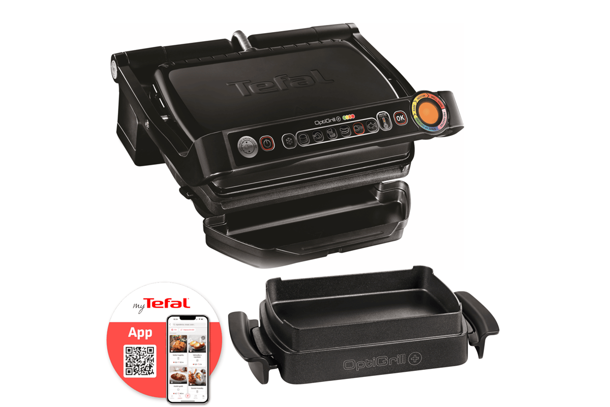Elektrický gril Tefal Optigrill+ Snacking&Baking GC714834