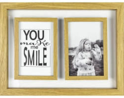 Fotorámeček pro 2 ks foto, 23x33x2 cm