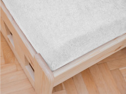 Froté prostěradlo do dětské postýlky bílé 70x140 cm