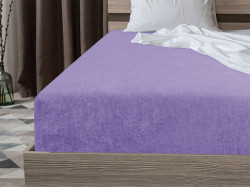 Froté prostěradlo EXCLUSIVE světle fialové 90 x 200 cm