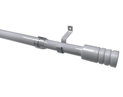 Garnýž Modern 135-225 cm, stříbrná