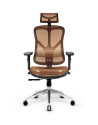 Halmar - Ergonomické křeslo Diablo V-Basic: černo-oranžová