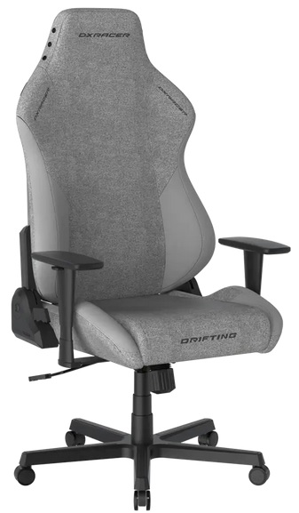 Herní židle DXRacer DRIFTING šedá, koženka-látka