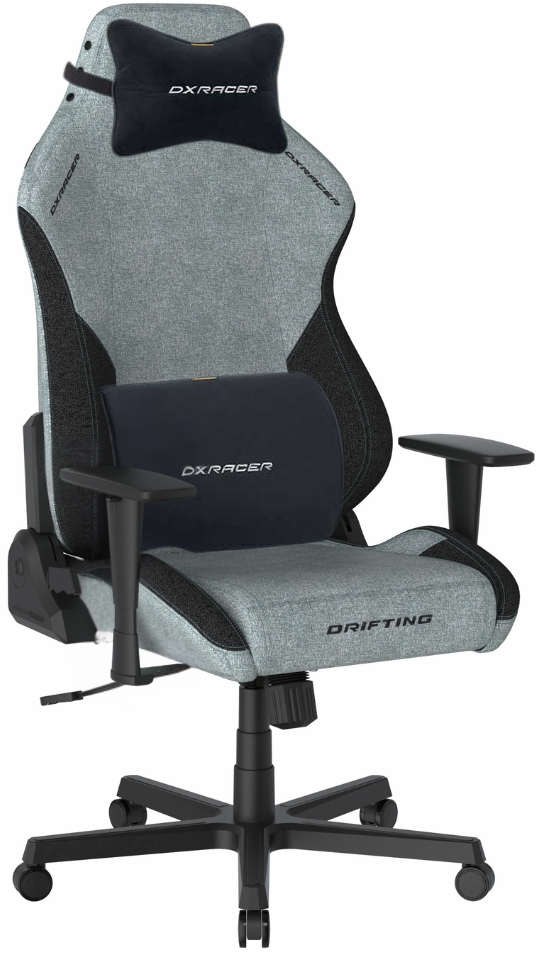 Herní židle DXRacer DRIFTING šedo-černá, látková