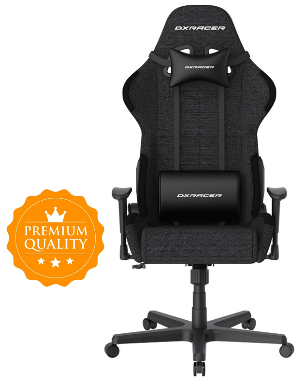 Herní židle DXRacer FORMULA černá, látková