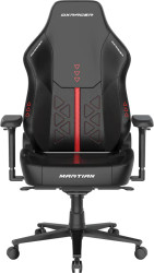 Herní židle DXRacer MARTIAN XL Triangle s elektrickým ovládáním, masáží a ventilací, černo-červená