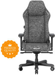 herní židle DXRacer MASTER šedá II, látková