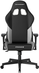 Herní židle DXRacer PRINCE černo-bílá, koženka