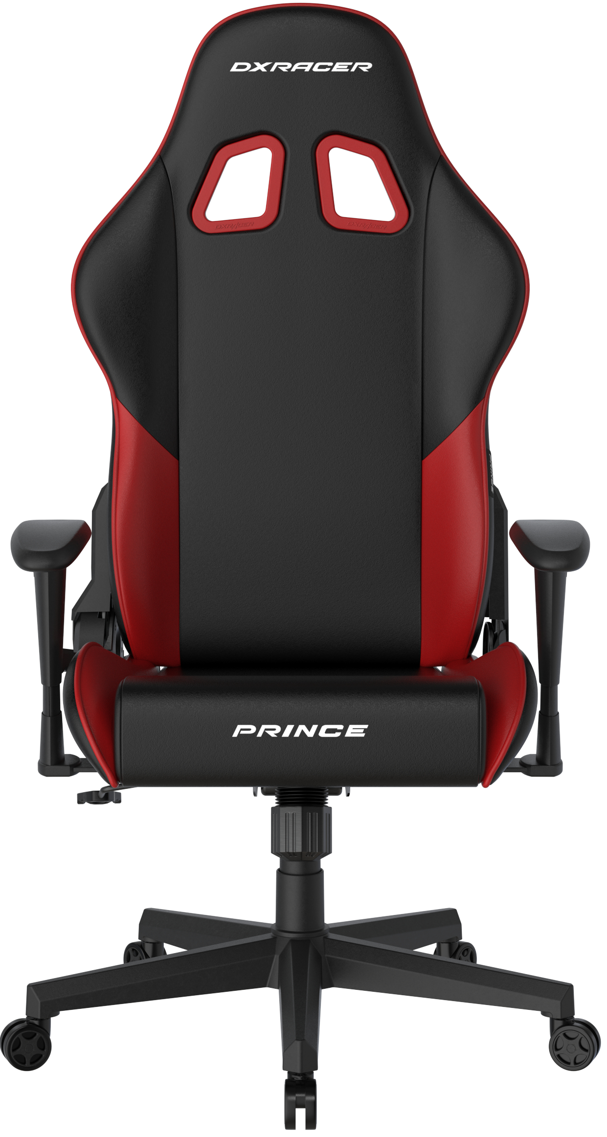Herní židle DXRacer PRINCE černo-červená, koženka