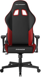 Herní židle DXRacer PRINCE černo-červená, koženka