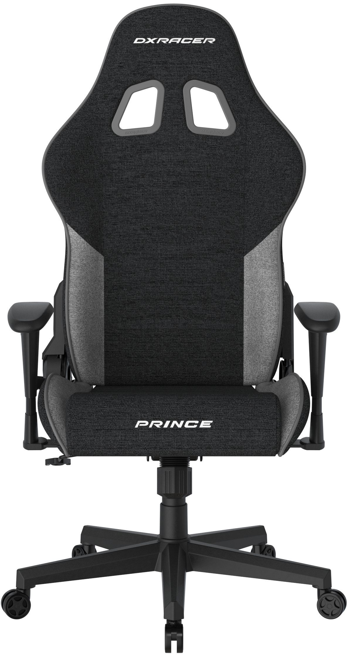 Herní židle DXRacer PRINCE černo-šedá, látková