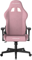 Herní židle DXRacer PRINCE růžová, látková