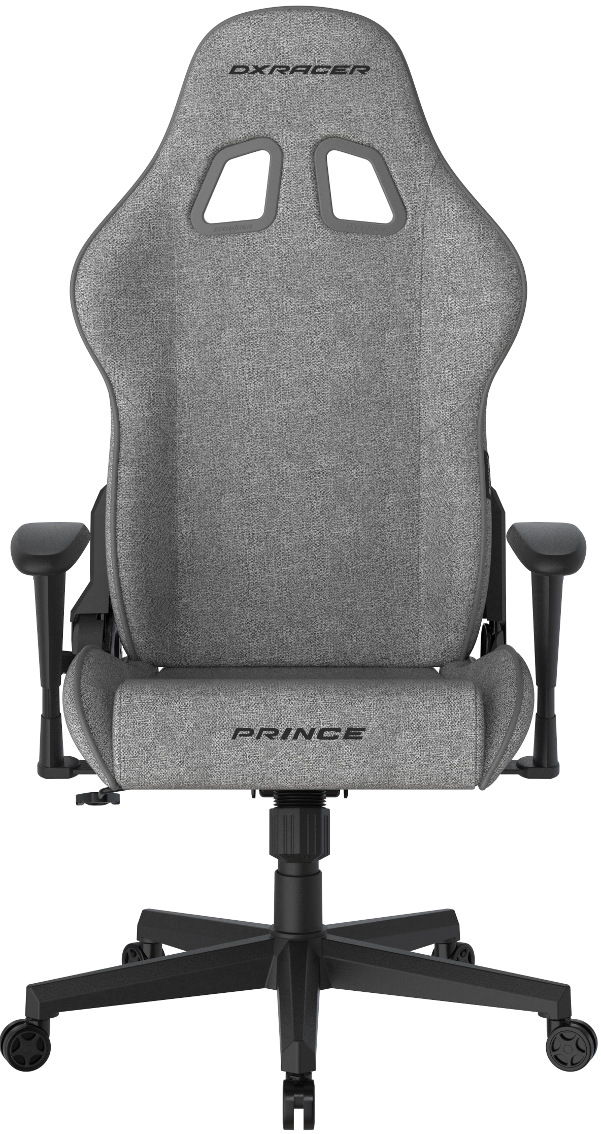 Herní židle DXRacer PRINCE šedá, látková