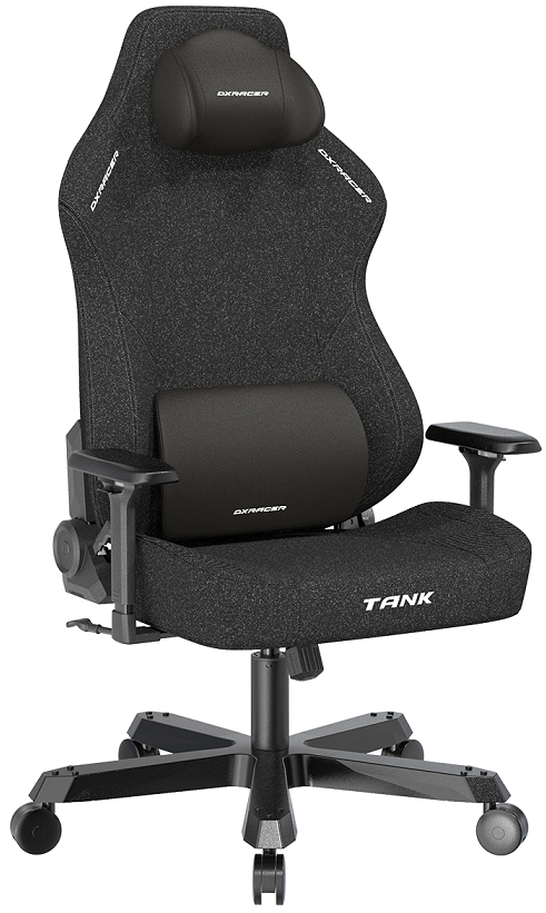 Herní židle DXRacer TANK černá, látková