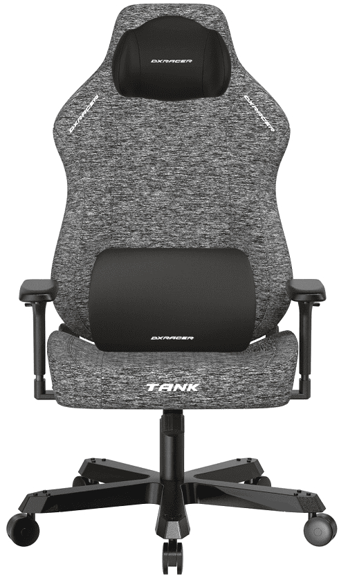 Herní židle DXRacer TANK šedá, látková