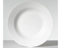 Hluboký talíř bílý, 23 cm