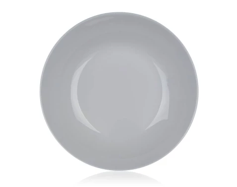 Hluboký talíř Diwali 20 cm, šedé sklo