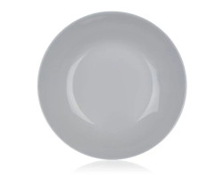 Hluboký talíř Diwali 20 cm, šedé sklo