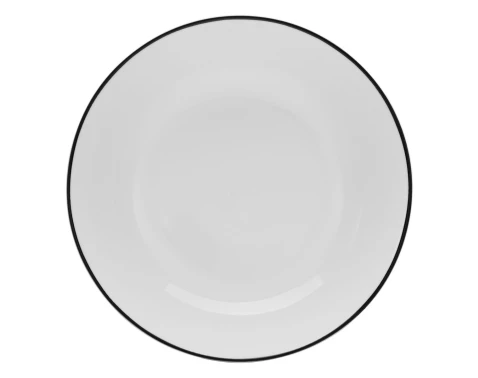 Hluboký talíř Luna Black Line 20 cm, bílý