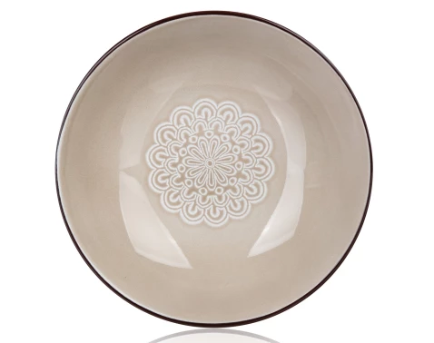 Hluboký talíř Shape 20,4 cm, krajkový vzor